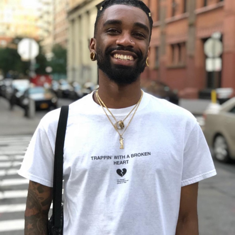 White long sleeve tee shirt